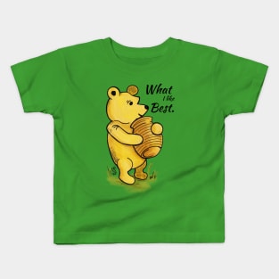 What I Love Best - Winnie the Pooh Quote Kids T-Shirt